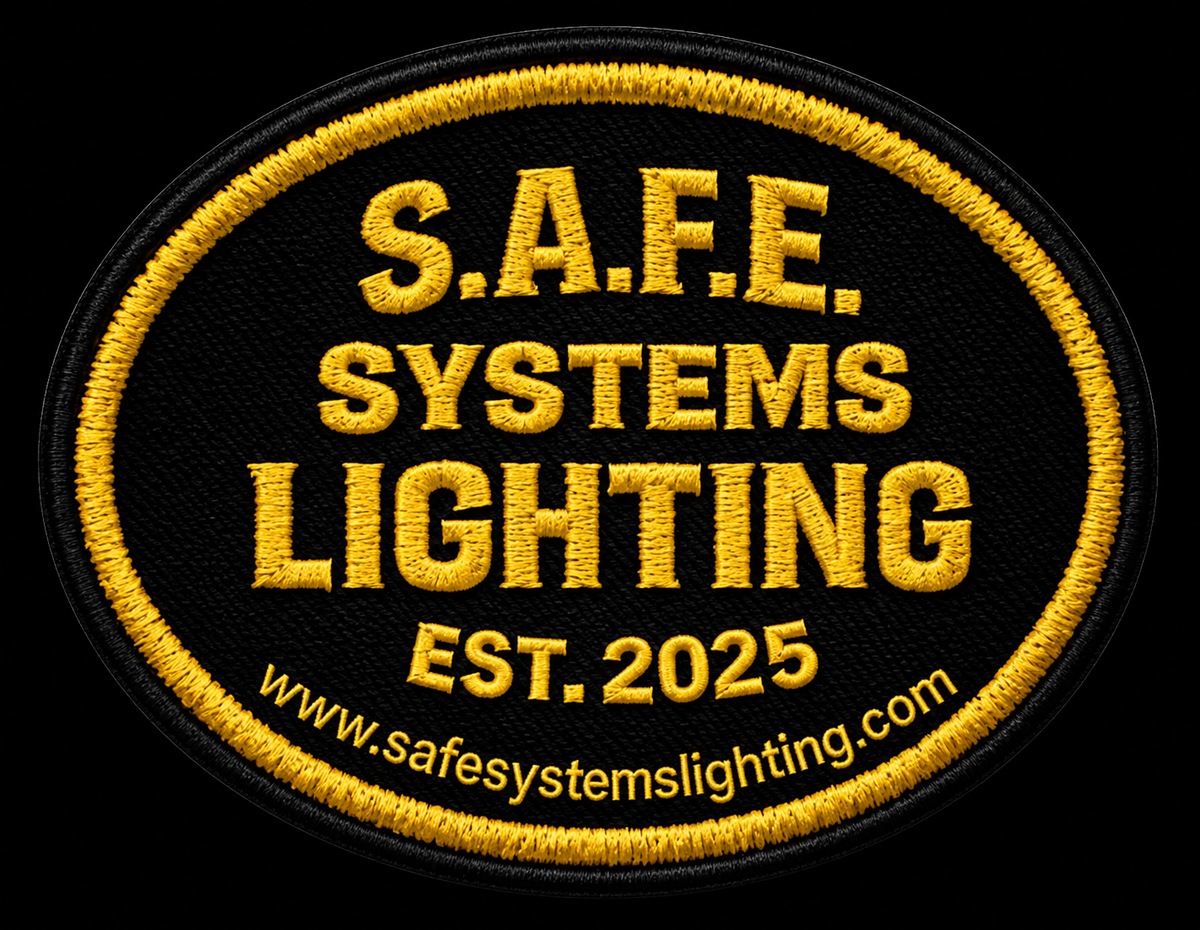 Safe Systems Lighting Official Logo Sticker – S.A.F.E. Systems Lighting LLC